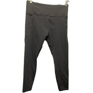 Lorna Jane Amy Phone Pocket Ankle Biter Leggings Black Size 6 Small